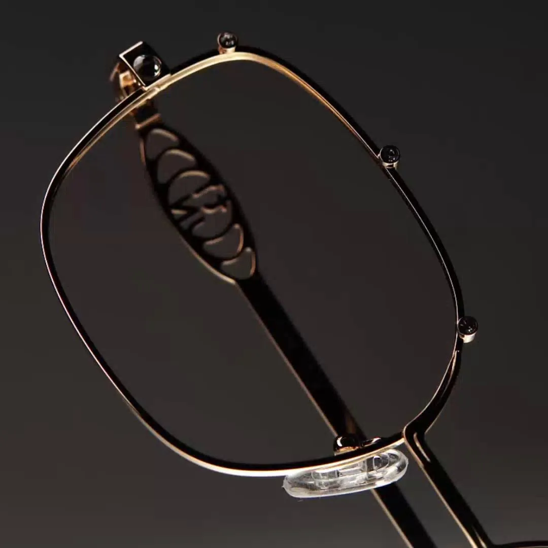 Eryx eyeglasses in Metallic Silver with White Zirconia | Optical